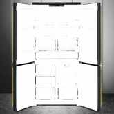 Frigorífico Americano Smeg FQ60CAO6 Gris Antracita - 572 L, No Frost, 37 dB y Diseño Colonial